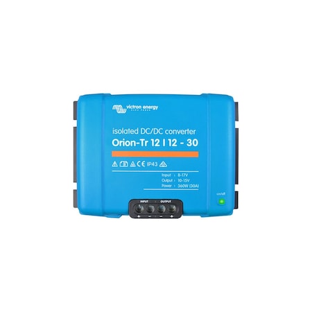 Victron Energy DC to DC Converter, 12V DC to 12V DC, 110VA, 0 Hz, Screw Terminals ORI121210110